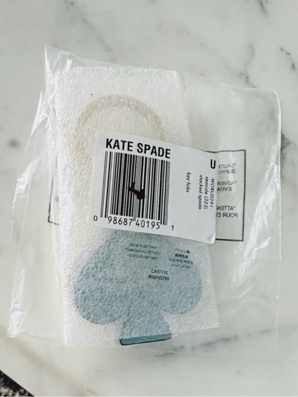 Kate Spade Seaside Stacked
Spade Keyfob Chain Keychain Bag
Charm - NWT - Picture 10 of 12